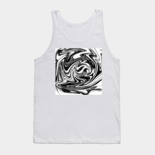 Lost in Black and White - Abstract Tank Top